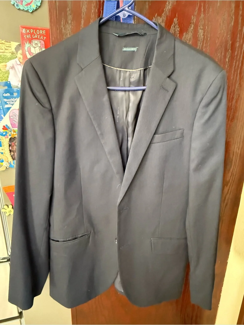 Men's Classic Navy Blazer - Perry Ellis new without tag